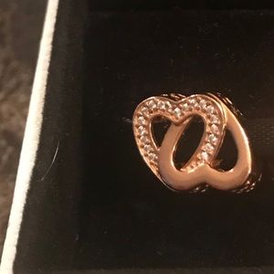 Pandora rose gold charm